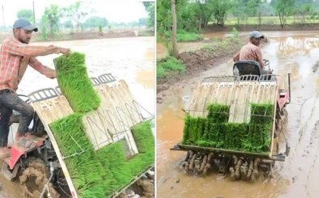 अनुदान पर ली मशीन से अतिरिक्त कमाई कर रहा किसान