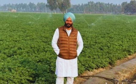 नियति ने बदली किसान की किस्मत, आलू की खेती से कमा रहे विदेशों जैसी कमाई