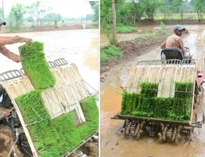 अनुदान पर ली मशीन से अतिरिक्त कमाई कर रहा किसान