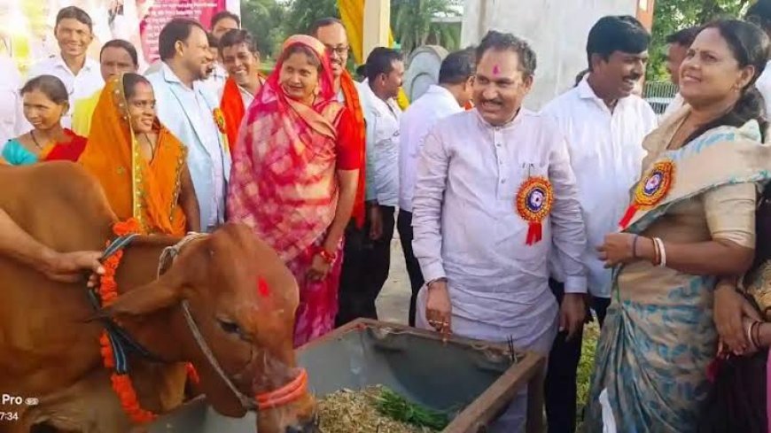 महज 10 प्रतिशत राशि में महिला किसानों को मिली साहीवाल नस्ल की गाय