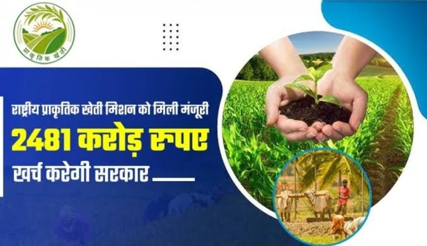 राष्ट्रीय प्राकृतिक खेती मिशन पर खर्च होंगे 2481 करोड़